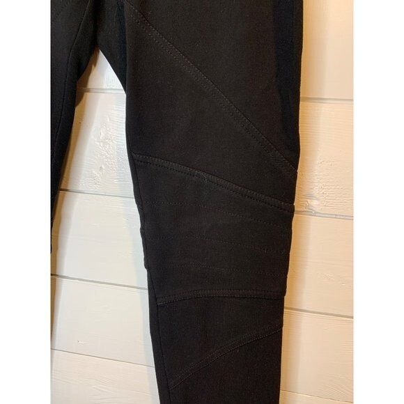 Diane Von Furstenberg Lena Knit Suiting Moto Leggings Size 8 - Picture 4 of 8